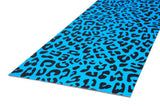 Venom Professional Grade Skateboard Griptape 9" x 33" - Leopard - Neon Blue