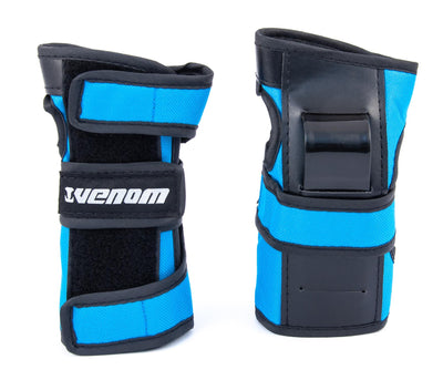 Venom Triple Knee/Elbow/Wrist Pad Set - Blue Black
