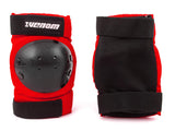 Venom Triple Knee/Elbow/Wrist Pad Set - Red Black