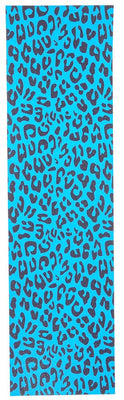 Venom Professional Grade Skateboard Griptape 9" x 33" - Leopard - Neon Blue