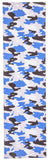 Venom Professional Grade Skateboard Griptape 9" x 33" - Camo - Blue/Grey - Venom Skateboards