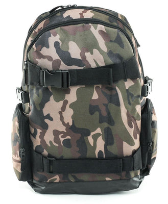 Venom Skateboards PRO Backpack with Skate Carrier - Camo - Venom Skateboards