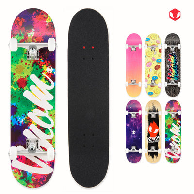 Venom Core Complete Skateboard - Splatter - 7.75" - Venom Skateboards