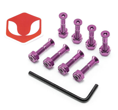 Venom Premium Hardware - Anodised - Purple - Venom Skateboards