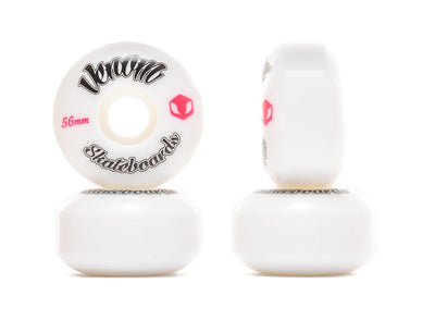 Venom Logo White Skateboard Wheels 50-60mm - Venom Skateboards