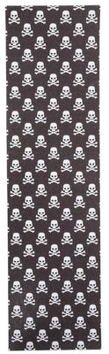 Venom Professional Grade Skateboard Griptape 9" x 33" - Skull & Crossbones - Venom Skateboards