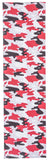 Venom Professional Grade Skateboard Griptape 9" x 33" - Camo - Red/Grey - Venom Skateboards