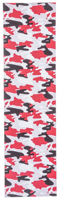 Venom Professional Grade Skateboard Griptape 9" x 33" - Camo - Red/Grey - Venom Skateboards