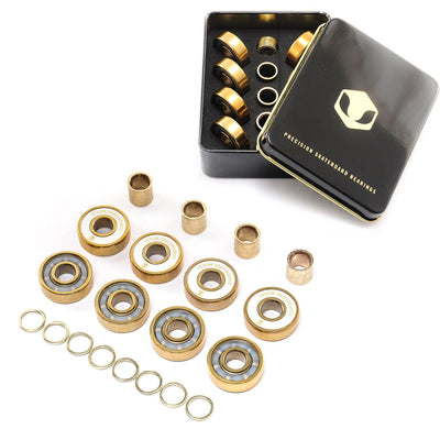 Venom Precision Gold Skateboard Bearings - Skate Rated - Venom Skateboards