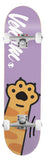 Venom Junior Kids Complete Skateboard - Kitty Paw Purple - 7.25"