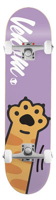 Venom Junior Kids Complete Skateboard - Kitty Paw Purple - 7.25"