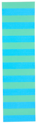 Venom Professional Grade Skateboard Griptape 9" x 33" - Stripes - Neon Green/Blue