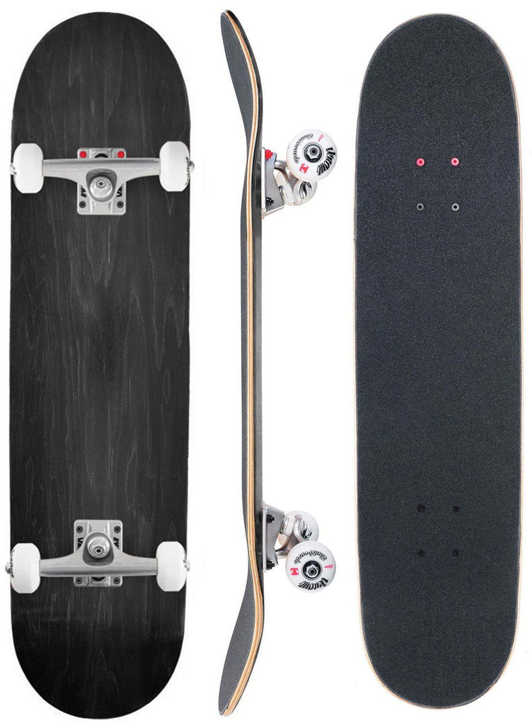 Venom Core Complete Built Skateboard - Black/Raw - 7.5 – Venom