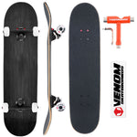 Venom Core Complete Built Skateboard - Black/Black - 7.5
