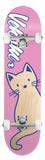 Venom Junior Kids Complete Skateboard - Cat Pink - 7.25"