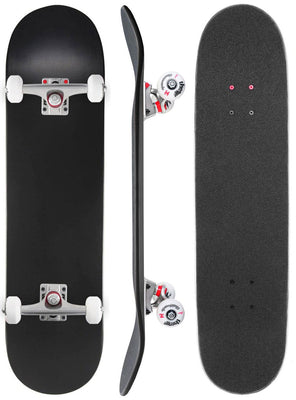 Venom Core Complete Built Skateboard - Matt Black/Raw - 8.0"