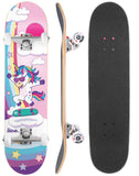 Venom Junior Kids Complete Skateboard - Unicorn Flip - 7.25"