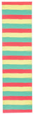Venom Professional Grade Skateboard Griptape 9" x 33" - Rasta Stripes