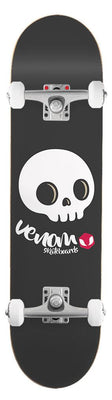 Venom Junior Kids Complete Skateboard - Skull Black - 7.25"