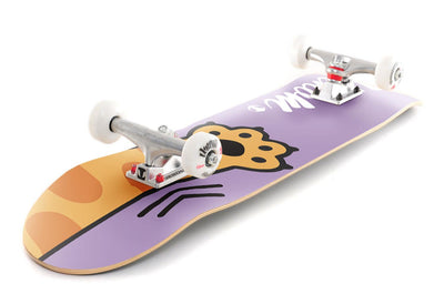 Venom Junior Kids Complete Skateboard - Kitty Paw Purple - 7.25"