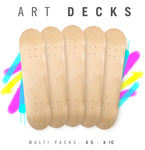Venom Skateboard Art Unvarnished Deck Pack 8.0"