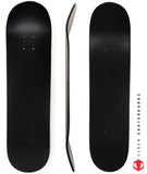 Venom Blank Skateboard Deck - Matt Black - 8.0"