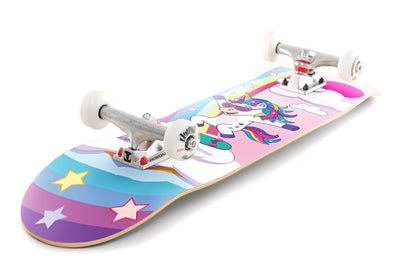 Venom Junior Kids Complete Skateboard - Unicorn Flip - 7.25"