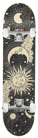 Venom Core Complete Skateboard - Sun and Moon Black - 7.75"