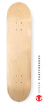 Venom Blank Skateboard Deck - Natural - 7.75" to 8.5" - Venom Skateboards