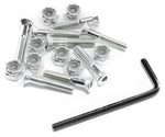 Venom Premium Hardware - Anodised - Silver - Venom Skateboards