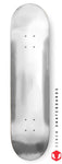 Venom Blank Skateboard Deck - Silver - 8.0" - Venom Skateboards
