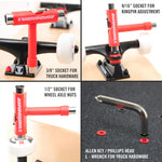 Venom Skateboards T Tool - Red - Venom Skateboards