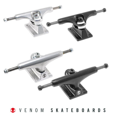 Venom Pro Raw Hollow Kingpin & Axle Skateboard Trucks - 5.0" / 5.25" - Venom Skateboards