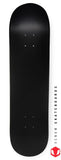 Venom Blank Skateboard Deck - Matt Black - 8.0" - Venom Skateboards