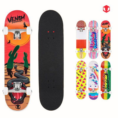 Venom Junior Complete Skateboard - Desert Viper - 7.25" - Venom Skateboards