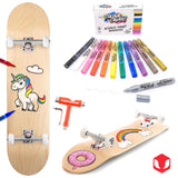 Venom Skateboards Complete Skateboard & Pens Natural - 8.0" - Venom Skateboards