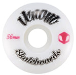 Venom Logo White Skateboard Wheels 50-60mm - Venom Skateboards