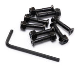 Venom Hardware - 1" - Allen - Black - Venom Skateboards