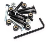 Venom Hardware - 1.5" - Allen - Black/Silver - Venom Skateboards