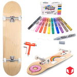 Venom Skateboards Complete Skateboard & Pens Natural - 8.0" - Venom Skateboards