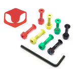 Venom Hardware - 1" - Allen - Rasta - Venom Skateboards